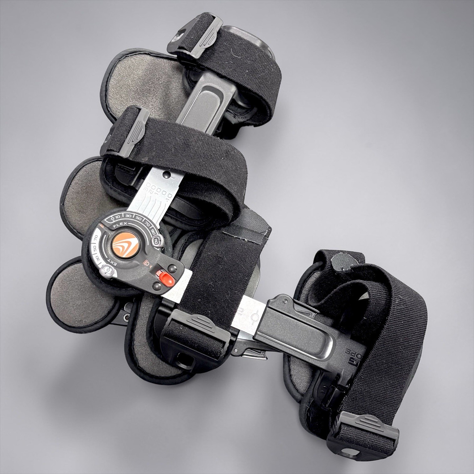 Breg T Scope Post Op Knee Brace Adjustable ROM Hinged Black