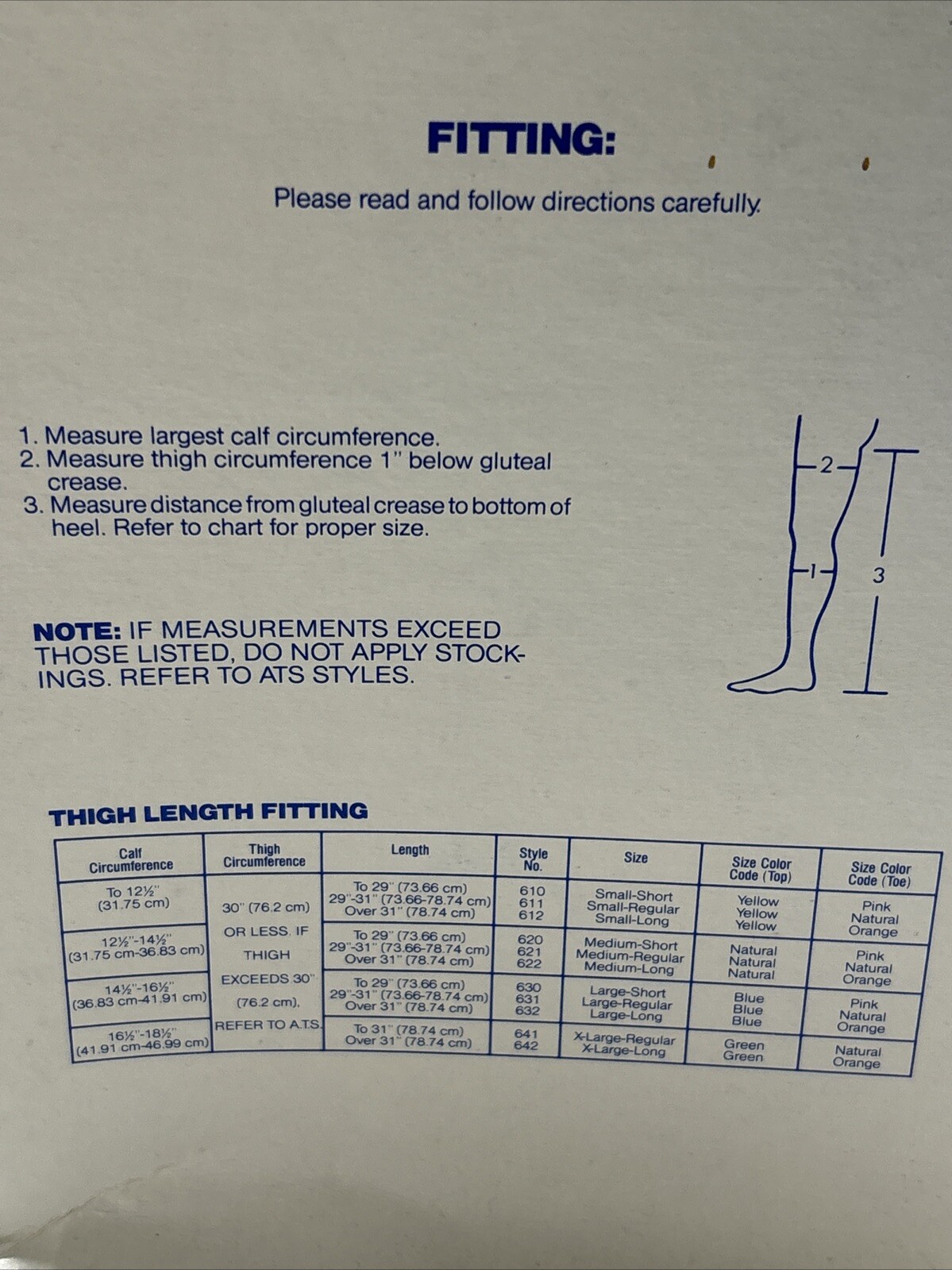 Carolon Cap Anti- Embolism Stockings No Latex Thigh High Medium (Long 622) 2pr