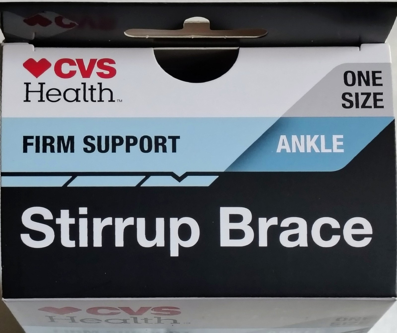 CVS Health Firm Support Ankle Stirrup Brace One Size 1 Ankle Support NIB #397671