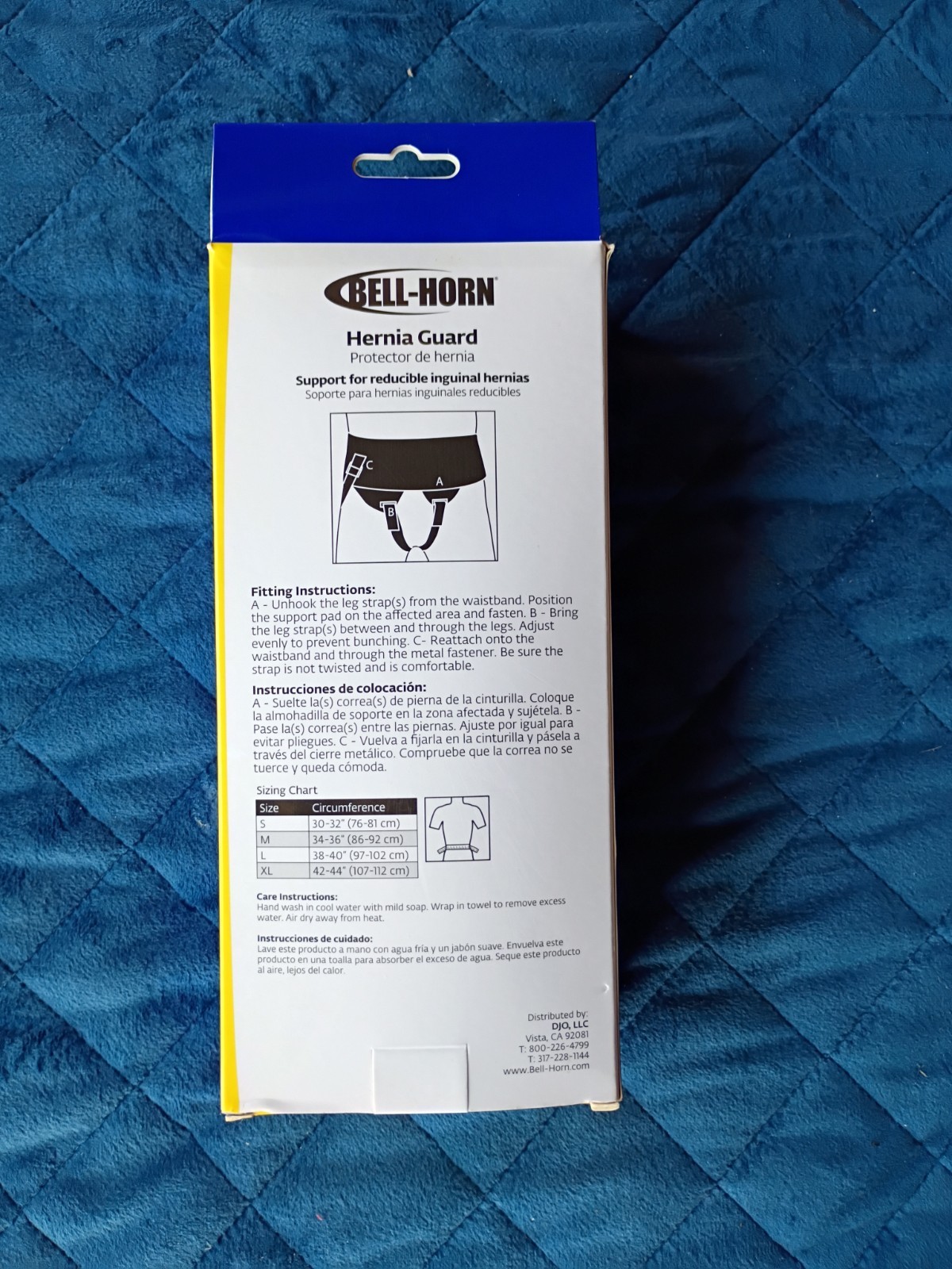 Bell-horn Hernia Guard Abdomen Abdominal Support Size Extra Large 42-44 Waist