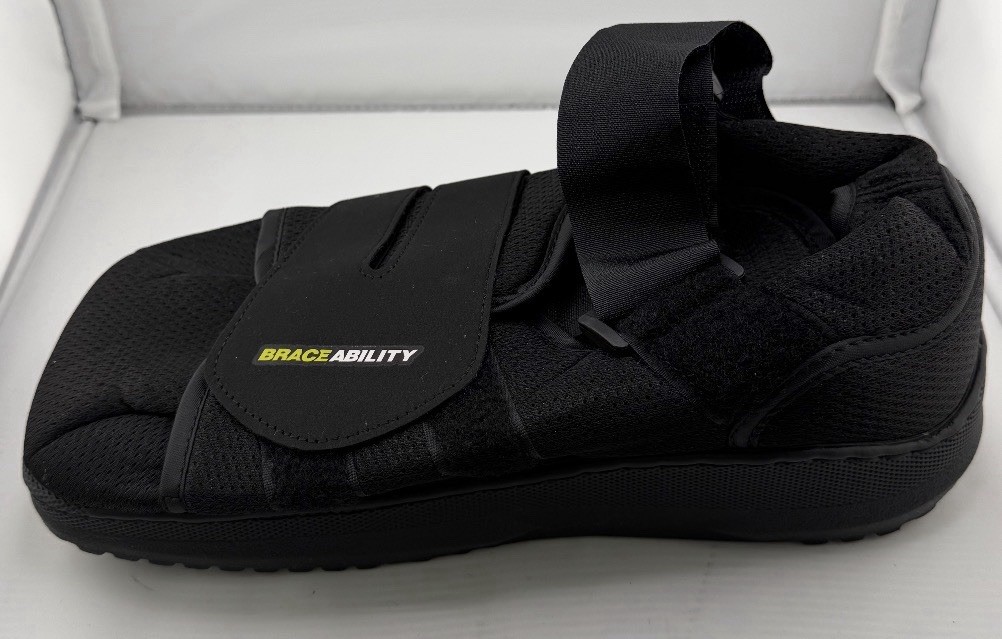 Braceability Closed Toe Medical Walking Shoe – Lightweight Broken Toe Cast Boot