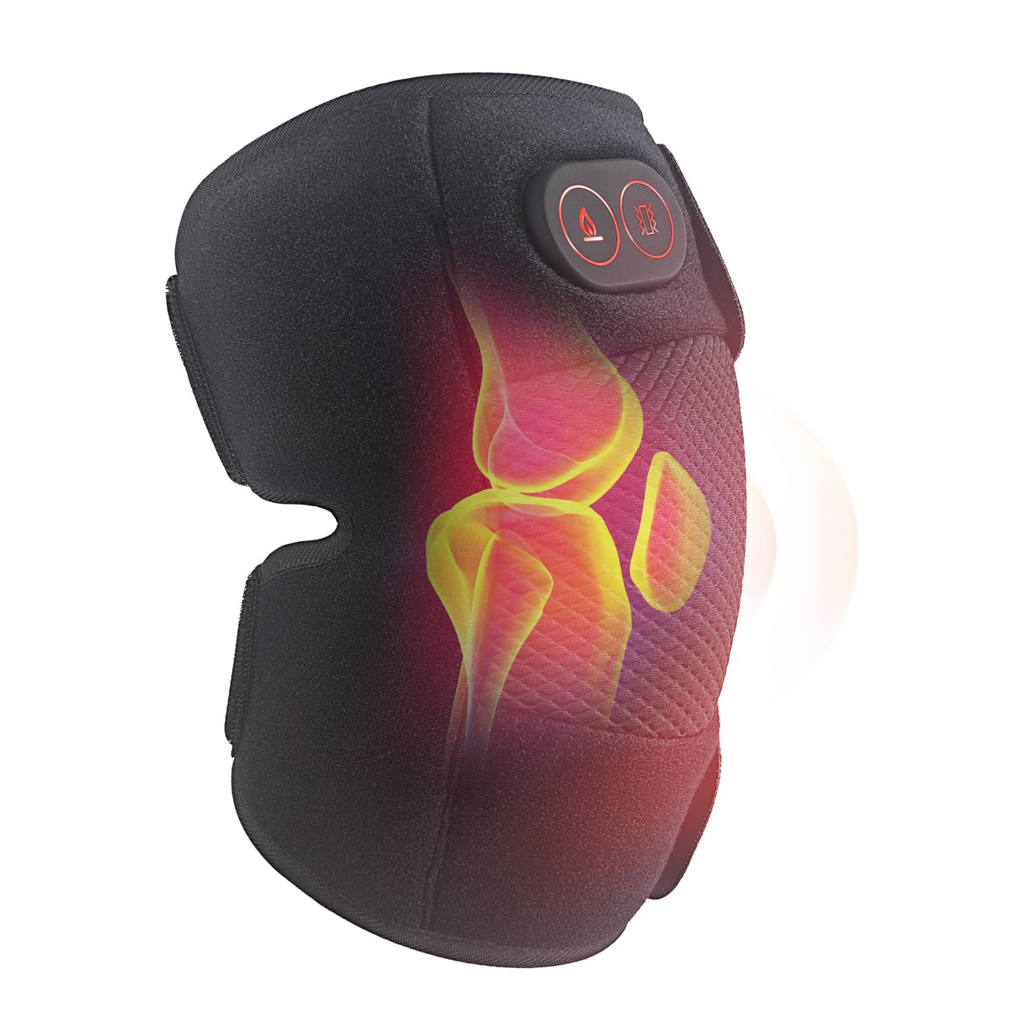 Knee Massager, Cordless Knee Heating Pad for Knee Pain Relief, Heated Knee Brace