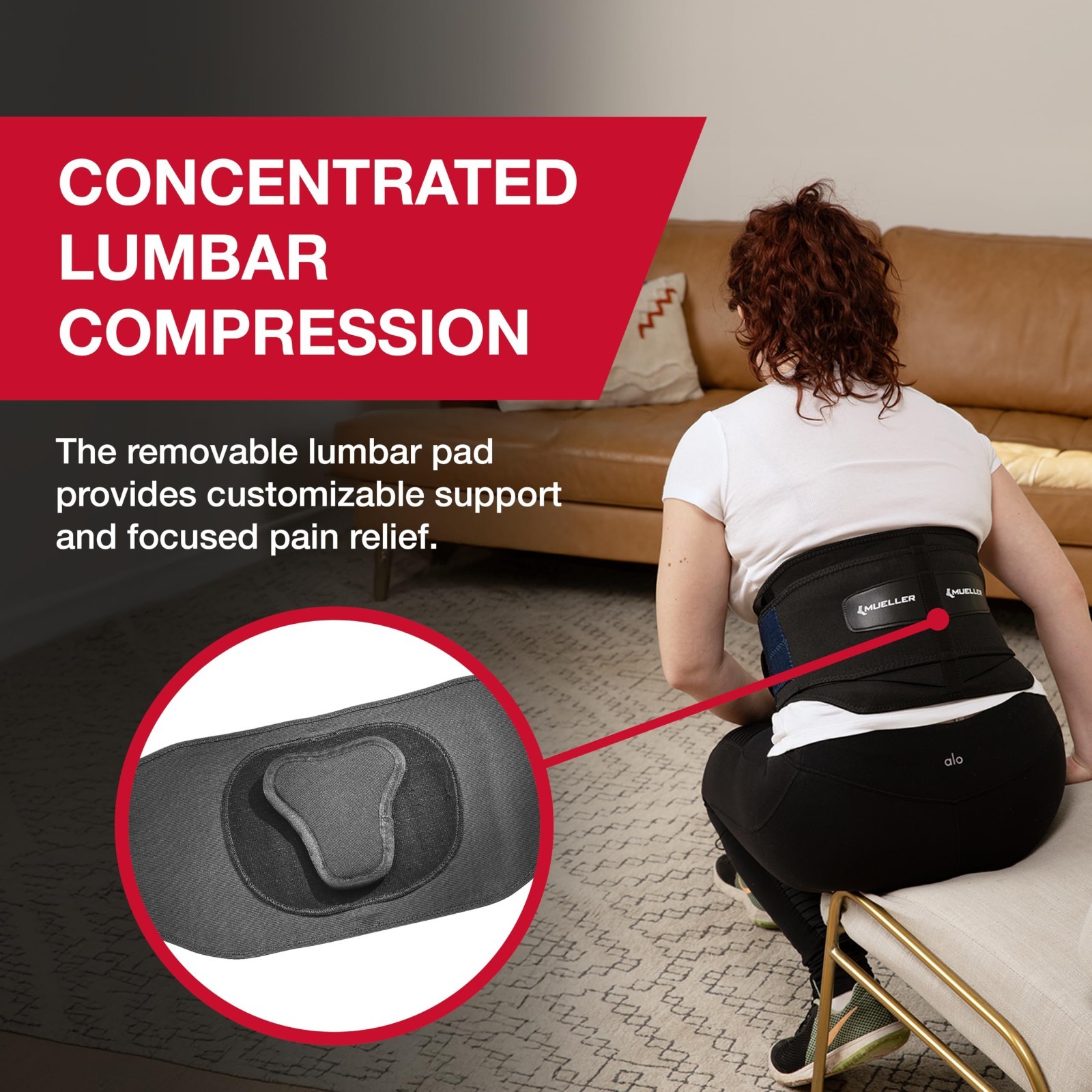 Adjustable Lumbar Back Brace for Lower Back Pain Relief – Support Belt for Men &