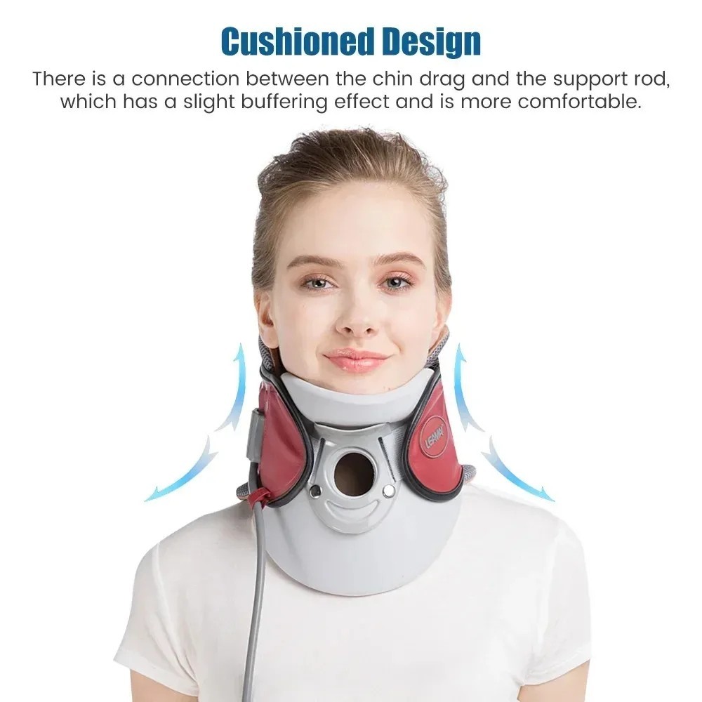 Collar Cervical C02 4ª Gen Tracción Cervical FDA Dolor Cuello Vértigo Postura