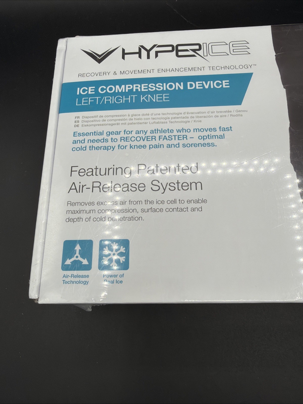 Hyperice Ict Knee Left Right Ice Compression Wrap Recovery&Movement Enhancement