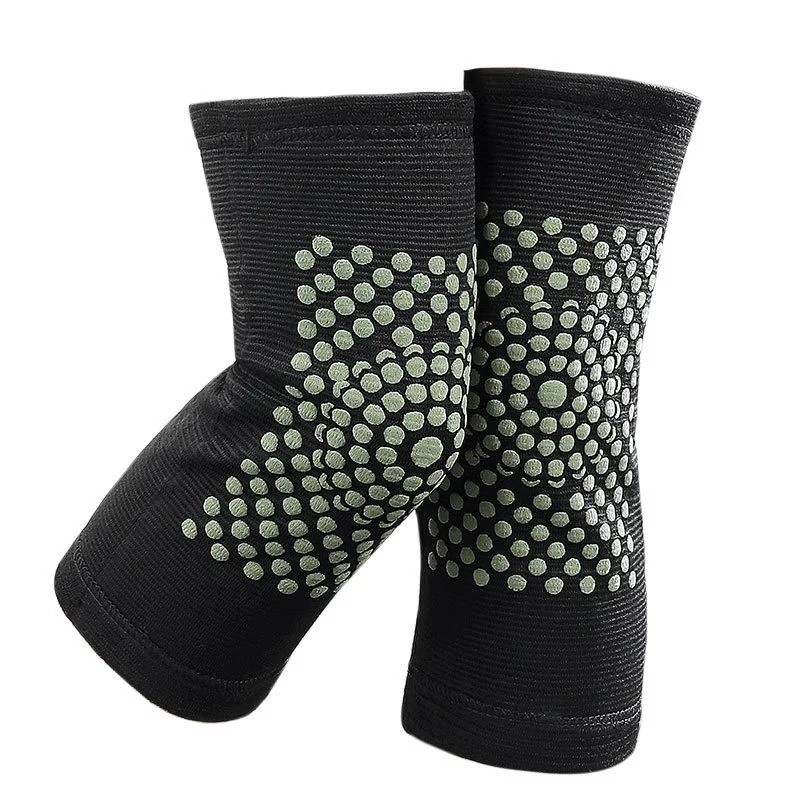 Heating Knee Brace Wormwood Pad Pain Relief Arthritis Joint Support Sleeve