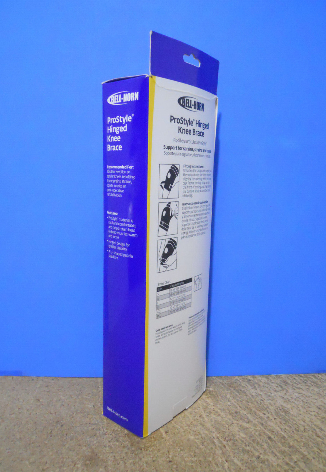 NEW Bell-Horn ProStyle Hinged Knee Brace SIZE 4XL
