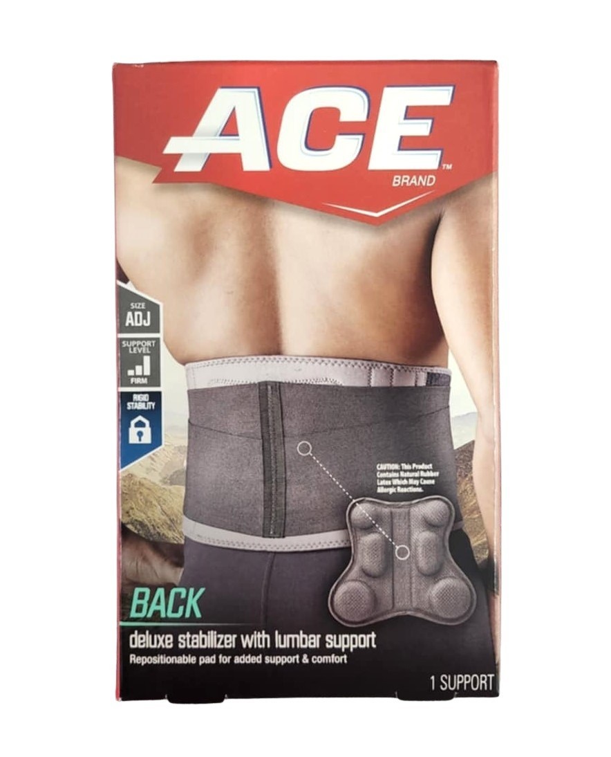 ACE Back Deluxe Stabilizer with Lumbar Support – One Size Adjustable