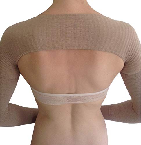 ® Compression Arm Sleeves Wrap with Bioactive Fibers and Raised Massaging Kni…