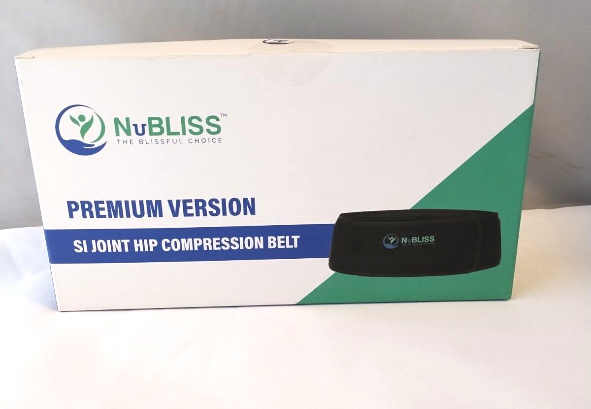 NuBliss Premium Version Si Joint And Hip Compression Adjustable Belt Large