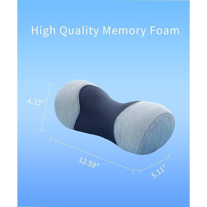 Cervical Traction Device Neck Stretcher Memory Foam Cooling Pain Relief New