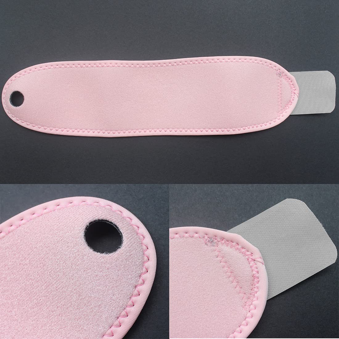 Comfortable Carpal Tunnel Wrist Wrap Set – Adjustable & Non-Slip, Pink, 2 Count