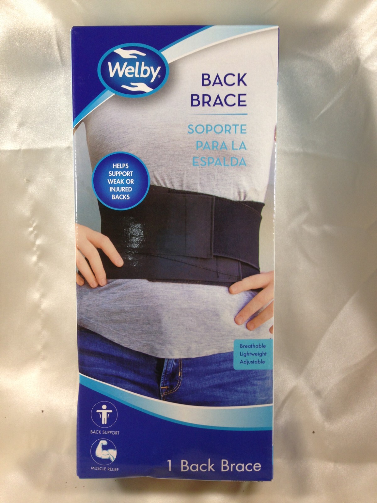 Welby Back Brace Adjustible Black