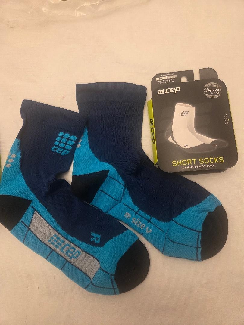 CEP Men’s Ankle Short Socks Dynamic + Run performance Socks Size III OR V