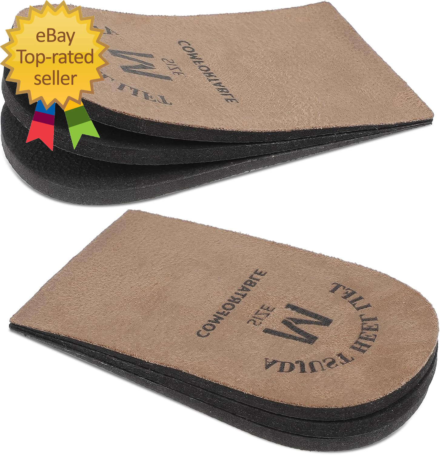 2 Pack Heel Adjustable Heel Lifts for Leg Length Discrepancy Easy to use and Ca