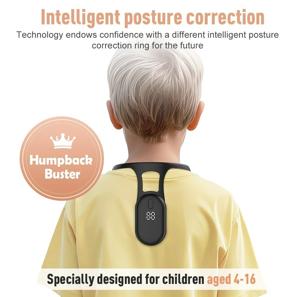 Smart Posture Corrector Trainer Vibrating Reminder Back Support USB Recharge