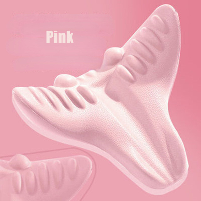 Neck Pillow Relaxer Shoulder Stretcher Traction Cervical Chiropractic Massage