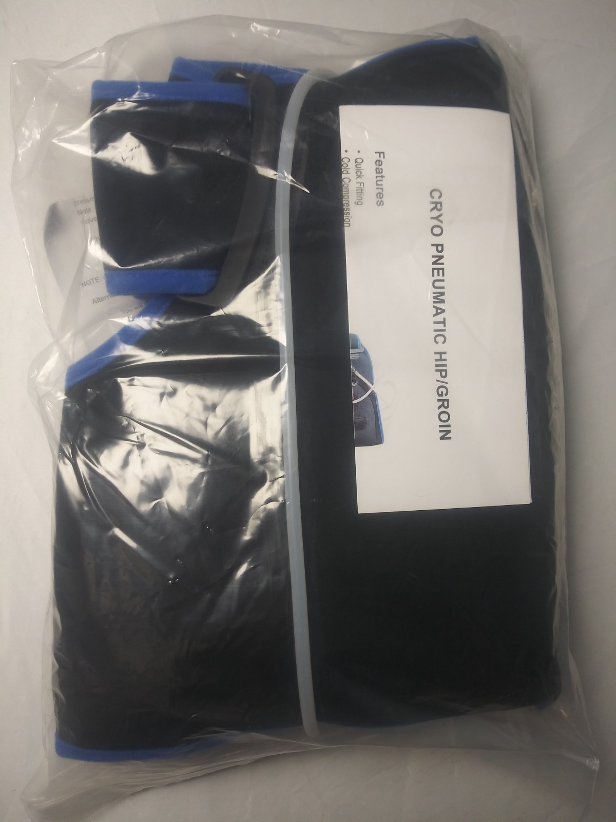 New Cryo Pneumatic Hip/Groin Deluxe With Dual 2 Ice Packs