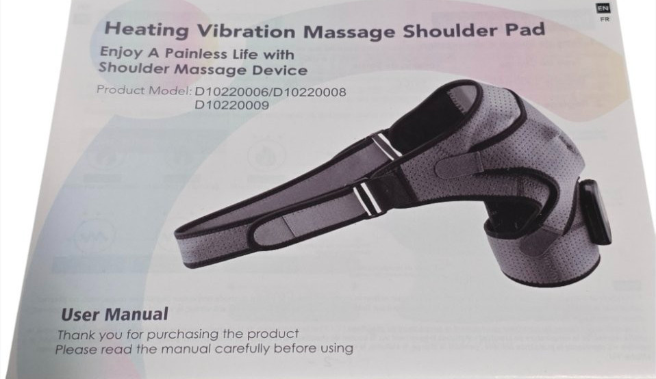 Heated Shoulder Brace Massage Rotator Cuff Support Compression Wrap Rechargeable