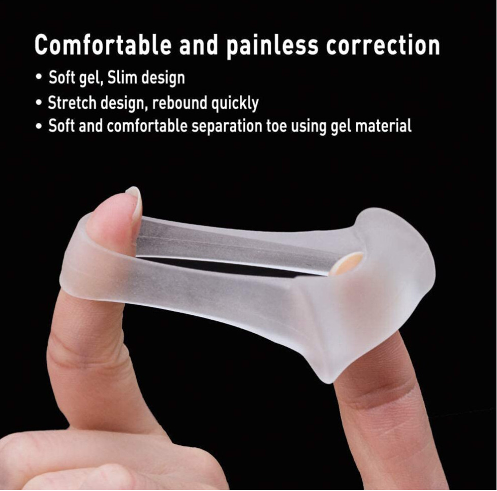 2pcs Toe Separator Spacer Rings M Stretchable Spacer Correction