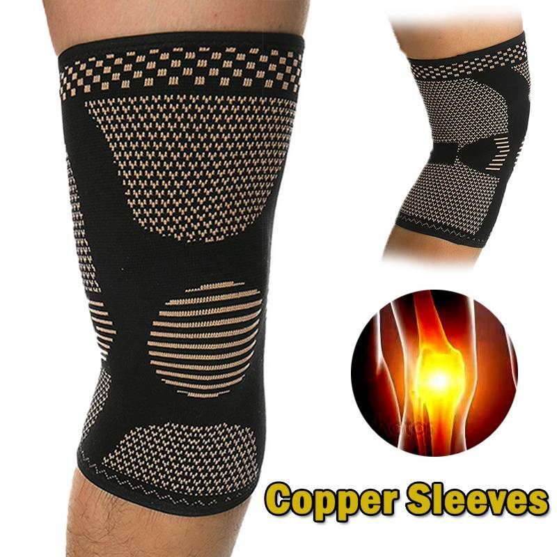 Knee Support Copper Patella Stabilizer Strap Tendon Brace Joint Pain Relief