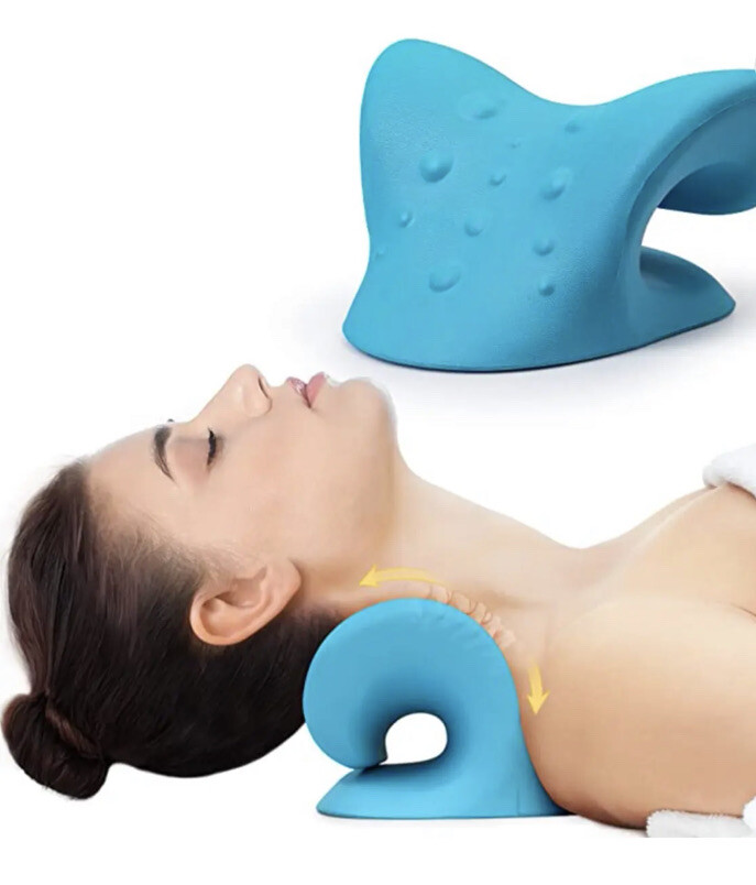 Neck Stretcher for Pain Relief Ergonomic Neck Cloud Cervical Traction Device