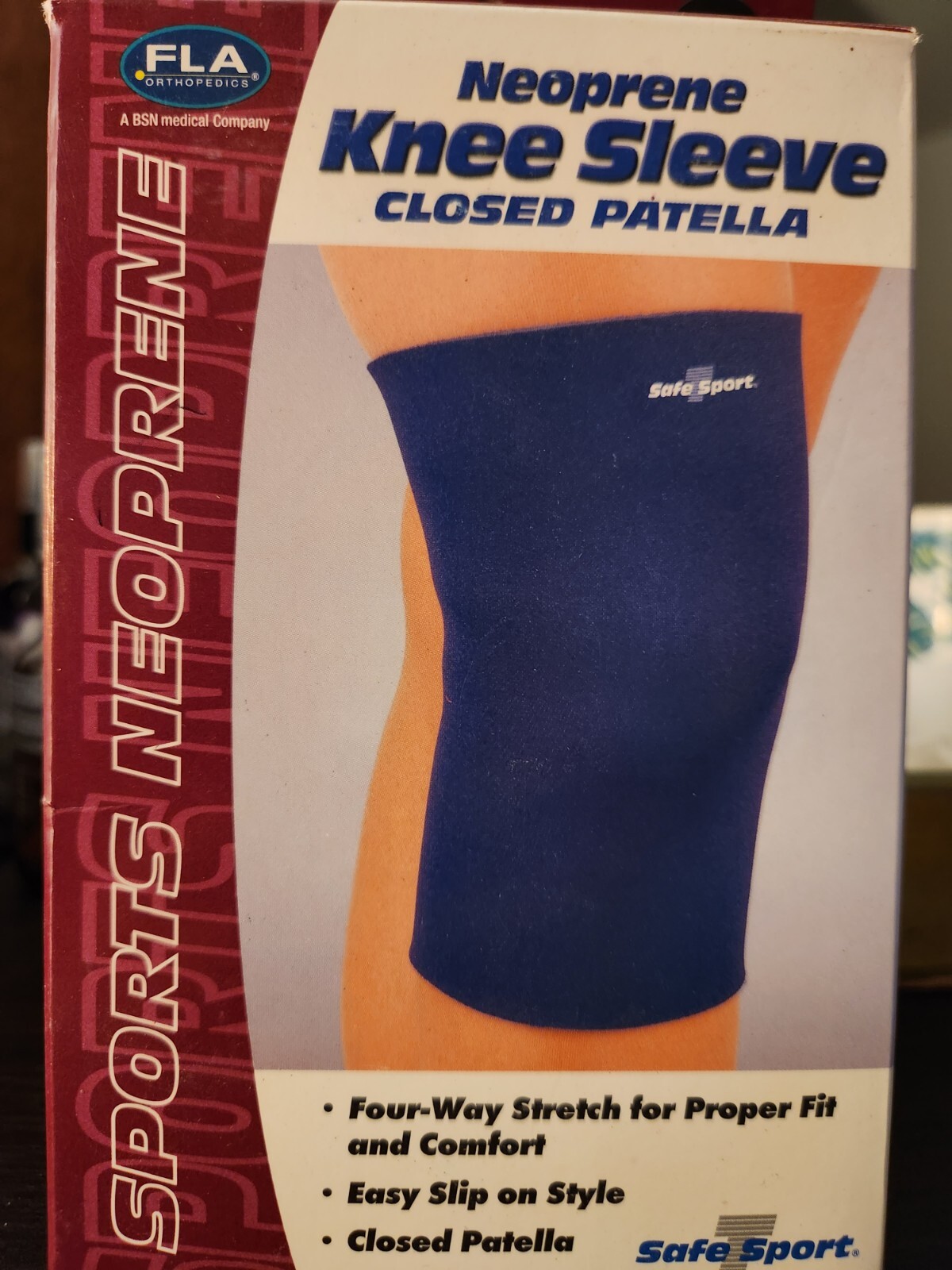 KNEE SLEEVE. Closed Patella X Small Blue