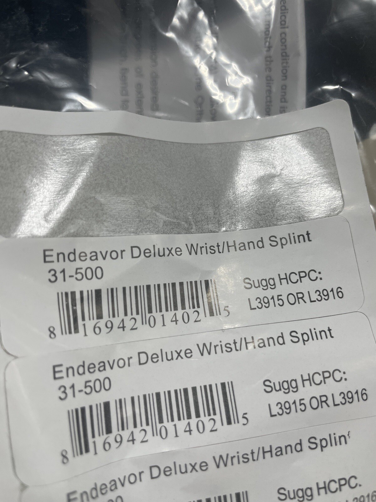 Comfortland Endeavor Deluxe Wrist/Hand Splint Right Or Left Support Brand New