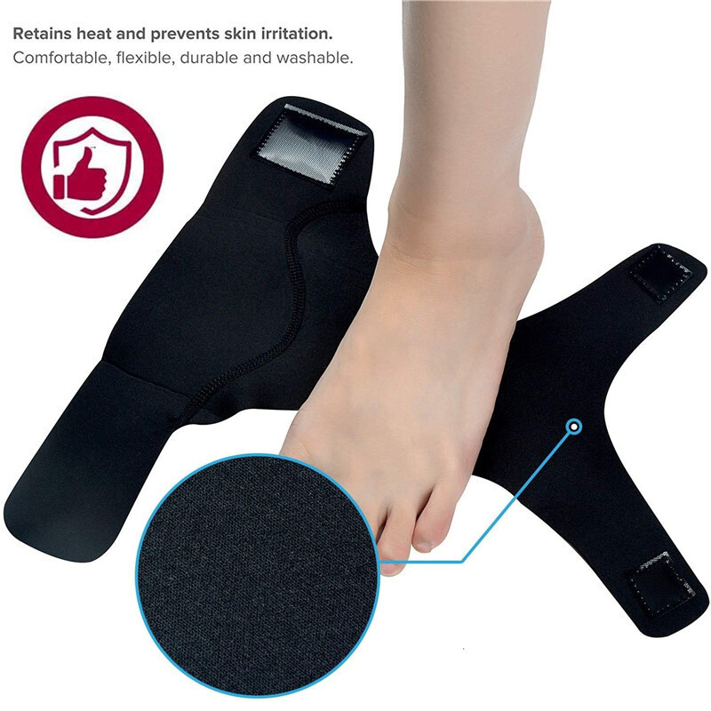 Ankle Support Brace Compression Wrap Plantar Fasciitis Foot Pain Relief Sports