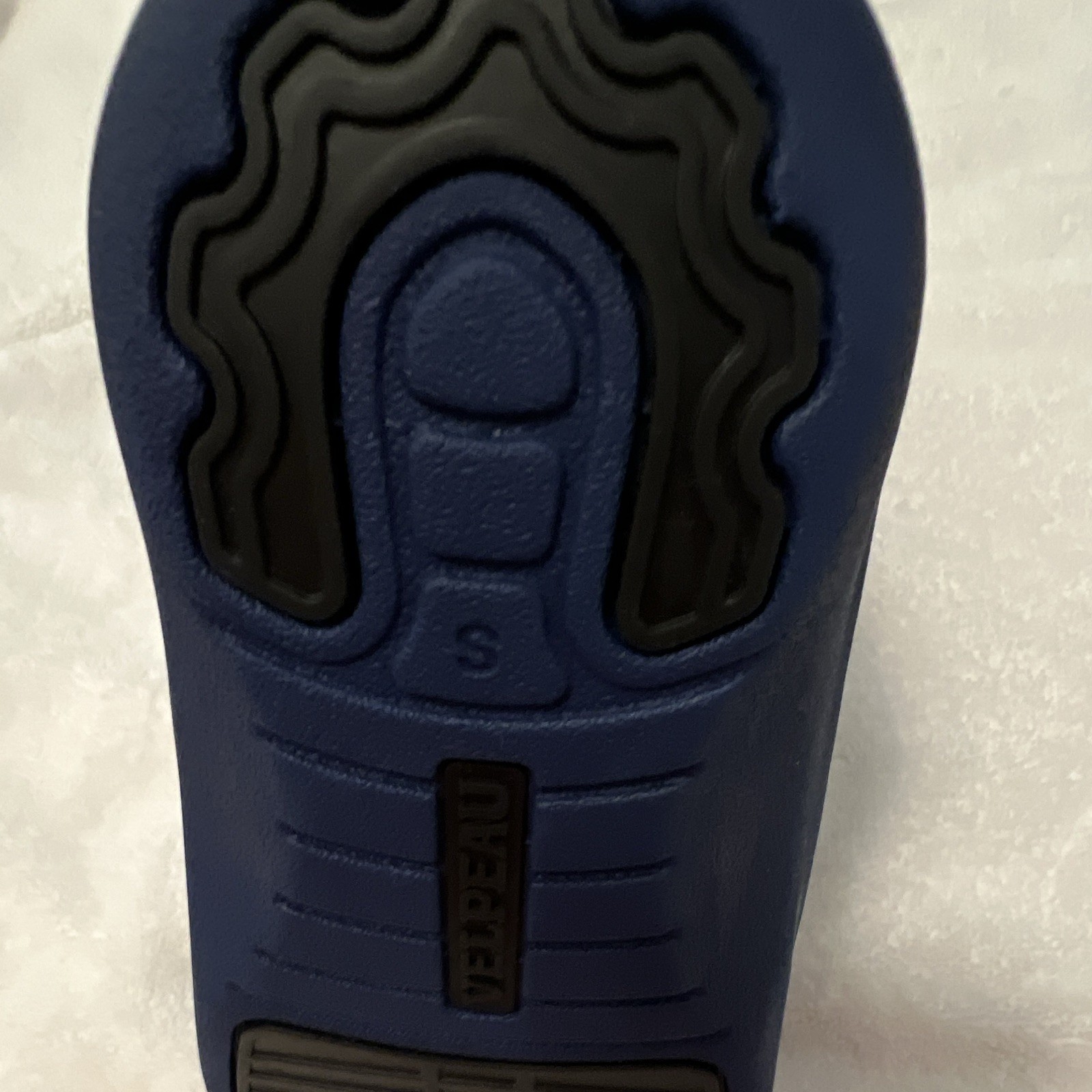Velpeau Walking Boot Short VP1601B Size S Foot/Ankle Adjustable Blue/Gray