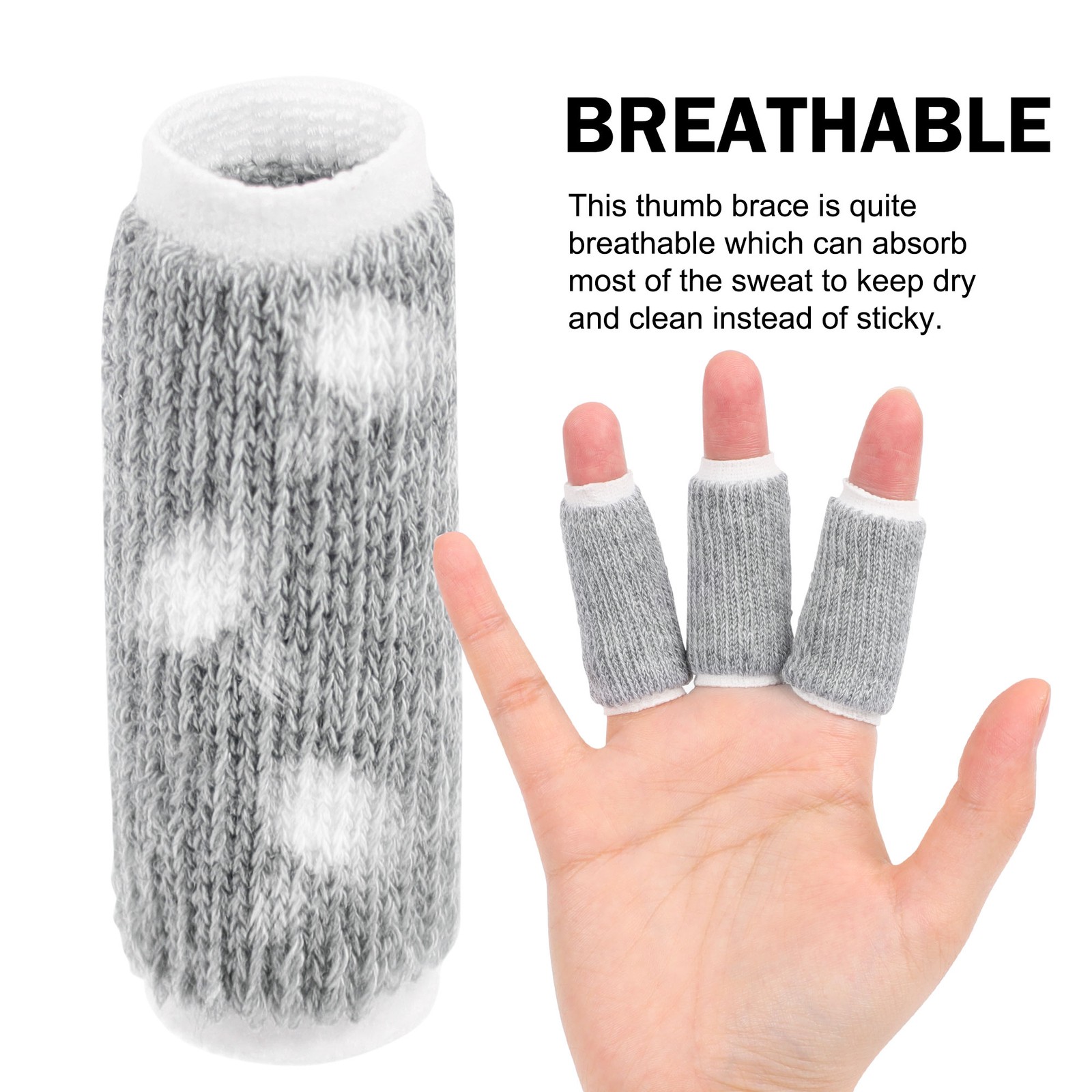 10pcs Finger Protectors Splints Compression Sleeves Thumb Brace for Trigger