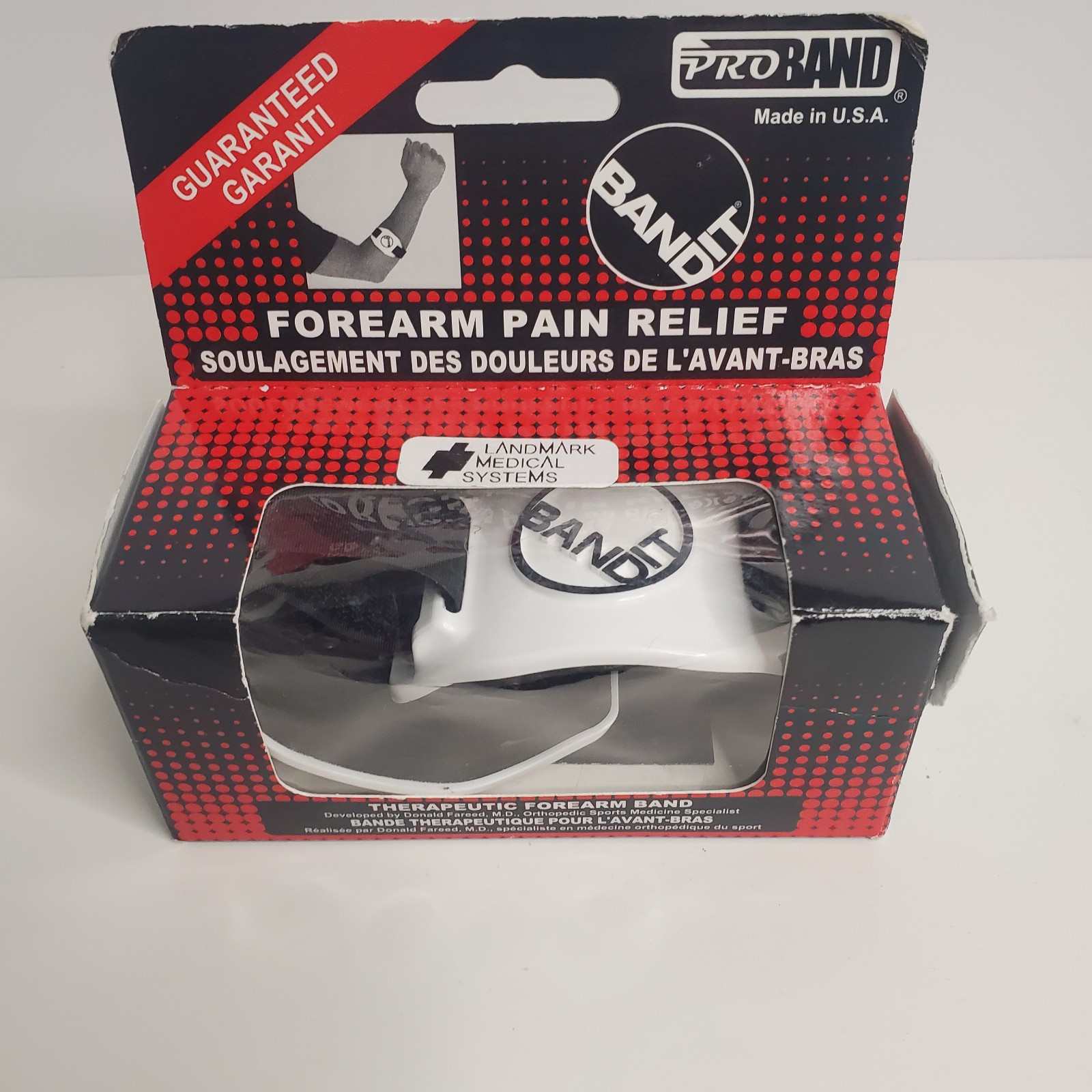 ProBand Bandit Therapeutic Forearm Pain Relief Band Reduces Pain NEW OPEN BOX