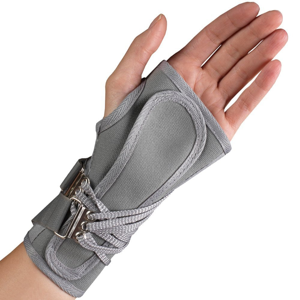 OTC ProChoice Cock-Up Wrist Splint, Gray, Left, X-Large
