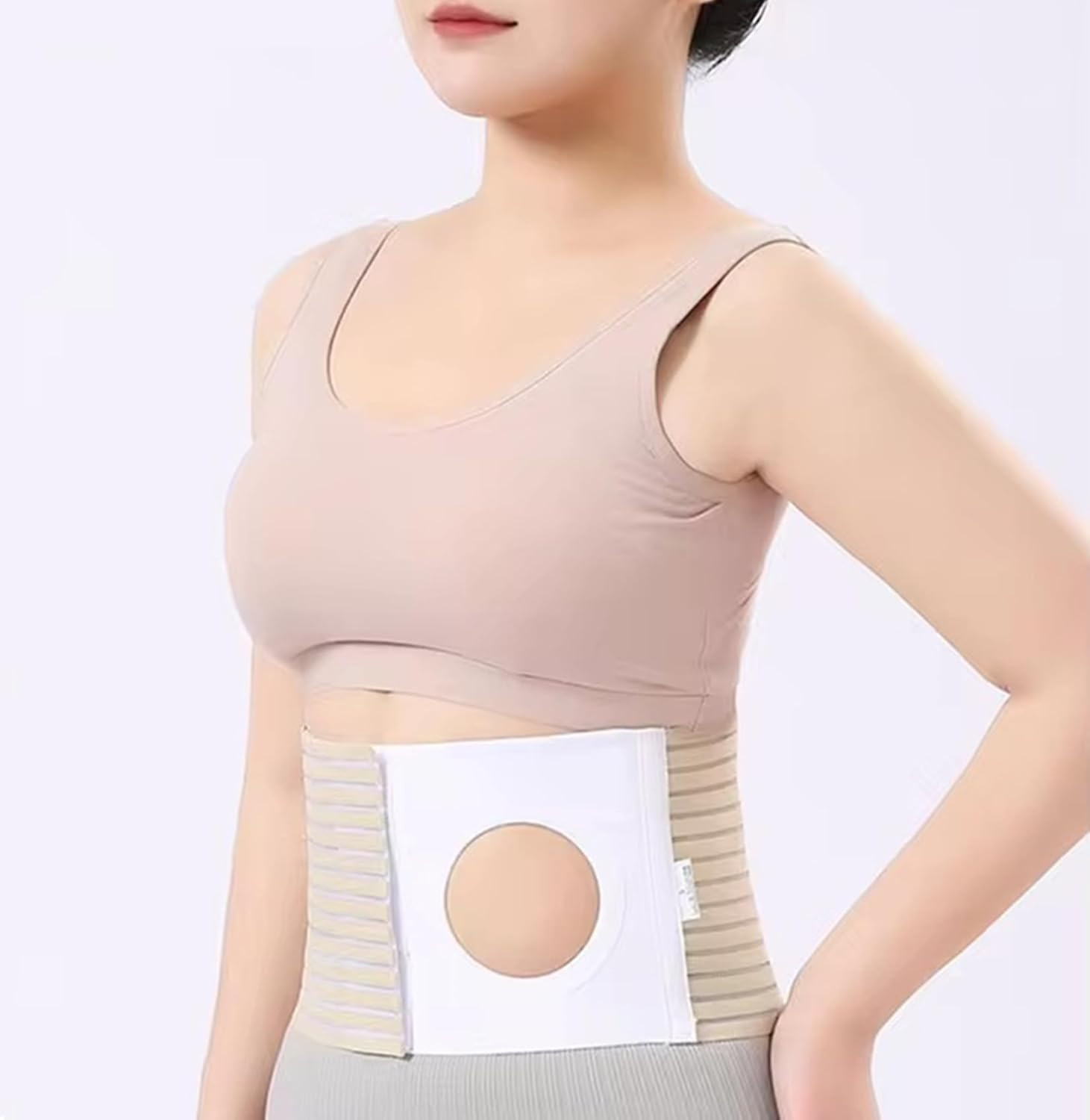 Men or Women Ostomy Belt Breathable Ostomy Hernia Support Belt Abdominal Stoma B