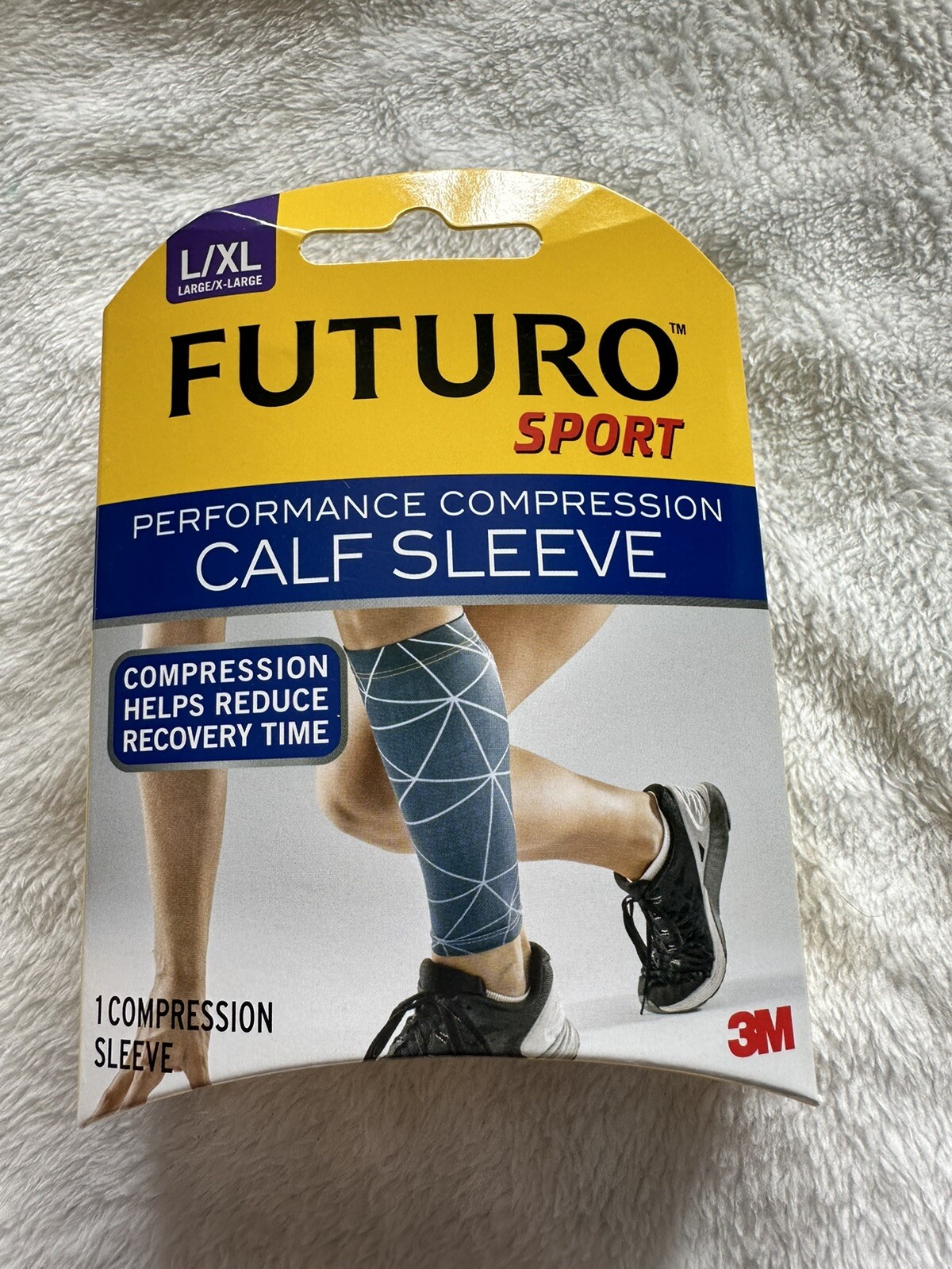 Futuro Sport Performance Compression Calf Sleeve, Large/X-Large
