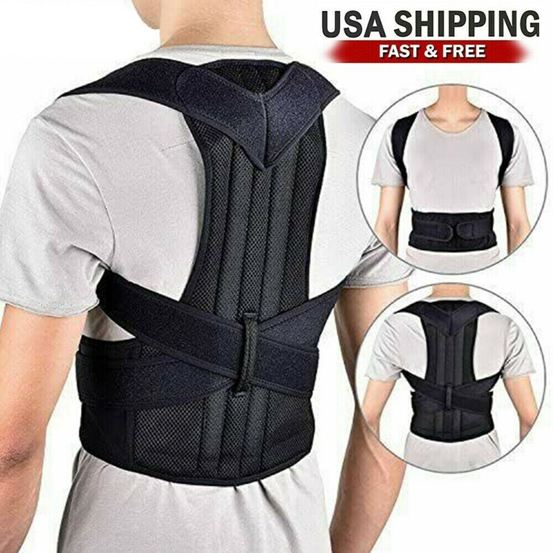 Posture Corrector men Support Back Shoulder Pro Brace Belt Adjustable Women Men