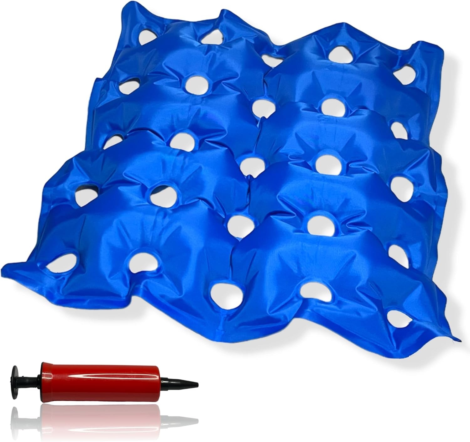 Inflatable Seat Cushion – Travel for One Size Fits All, Blue