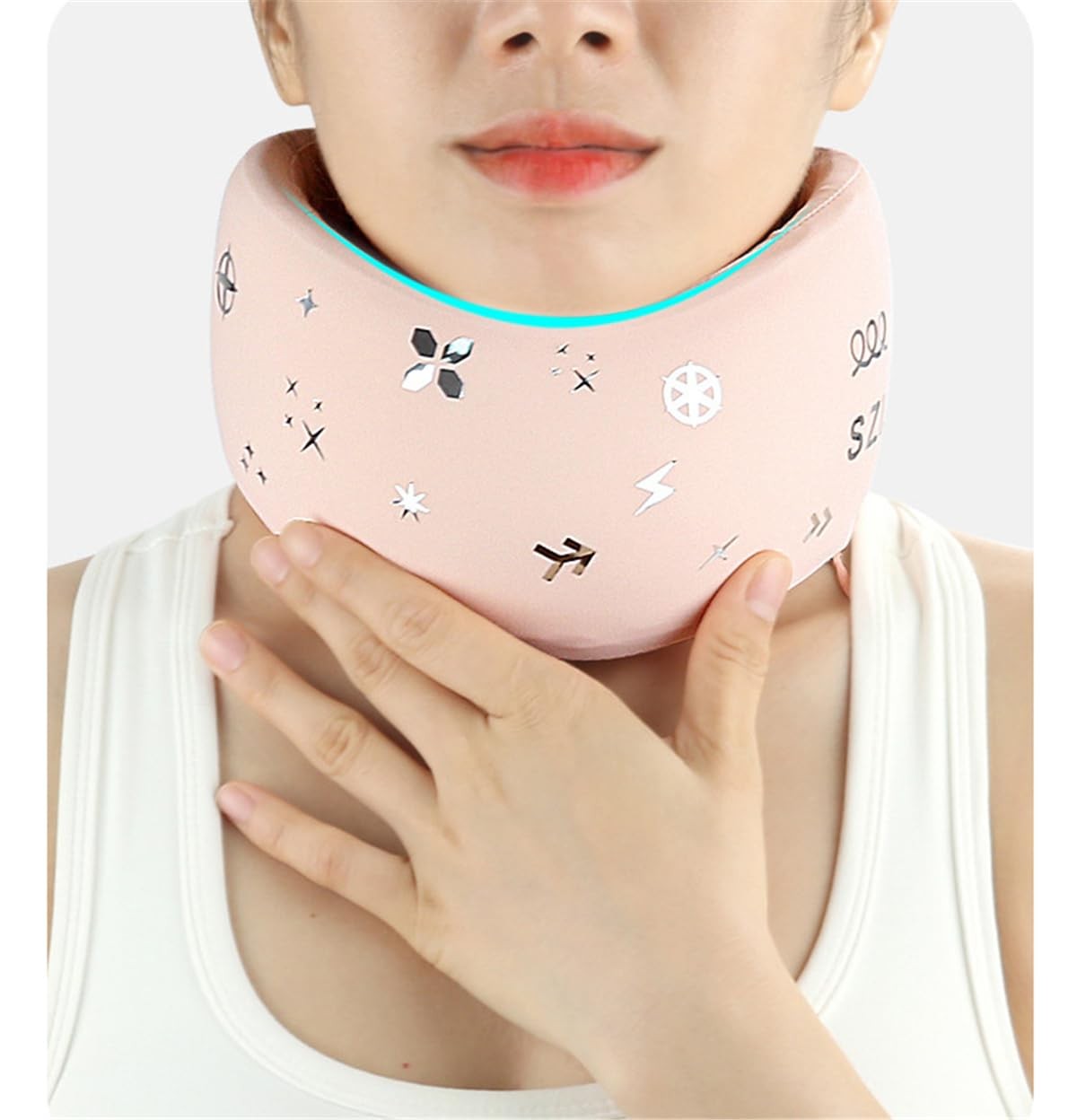 Neck Brace, Soft Memory Foam Cervical Collar Universal Support Gray