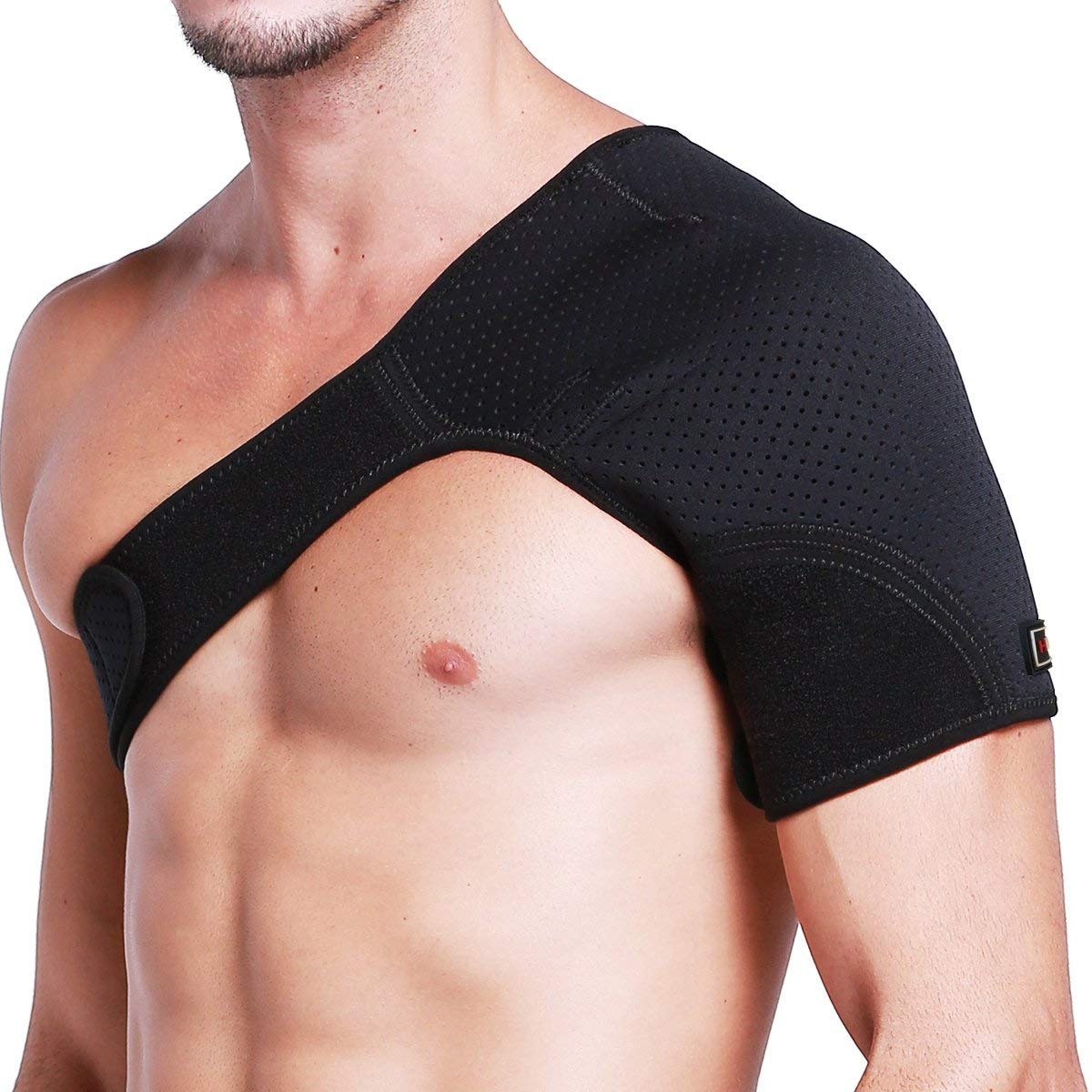 Right Shoulder Brace for Men Women Rotator Cuff Tear,Sports,Meduim