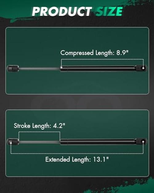 Front Lift Support Shocks for Ford Explorer 2002-2010 Hood Struts