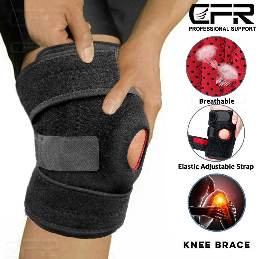 Compression Knee Brace Patella Support Meniscus Sport Joint Pain Arthritis Wrap@