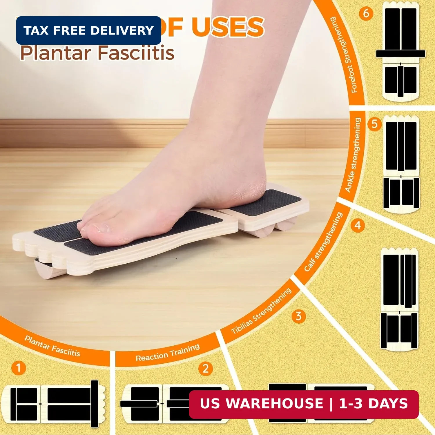 Ankle Strengthener & Axis Boar, Recovery For Sprains & Plantar Fasciitis | Ankle