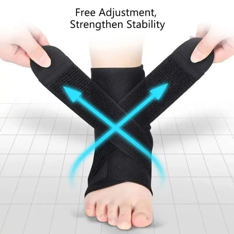 Ankle Support Brace, Adjustable Compression Ankle Braces for Sports Protection..