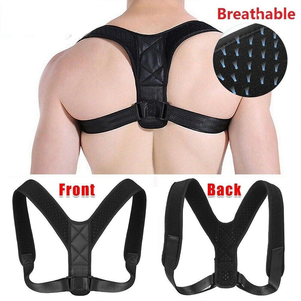 Posture Corrector Brace Bad Back Shoulder Lumbar Problems Good Proper Support.