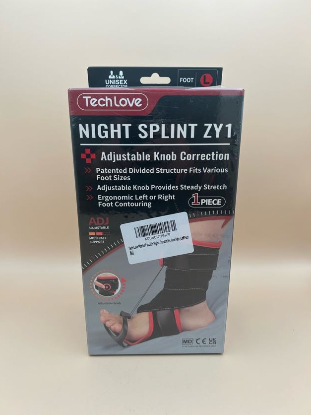 Tech Love Night Splint ZY1 – Adjustable Knob, Left/Right Foot Correction Support