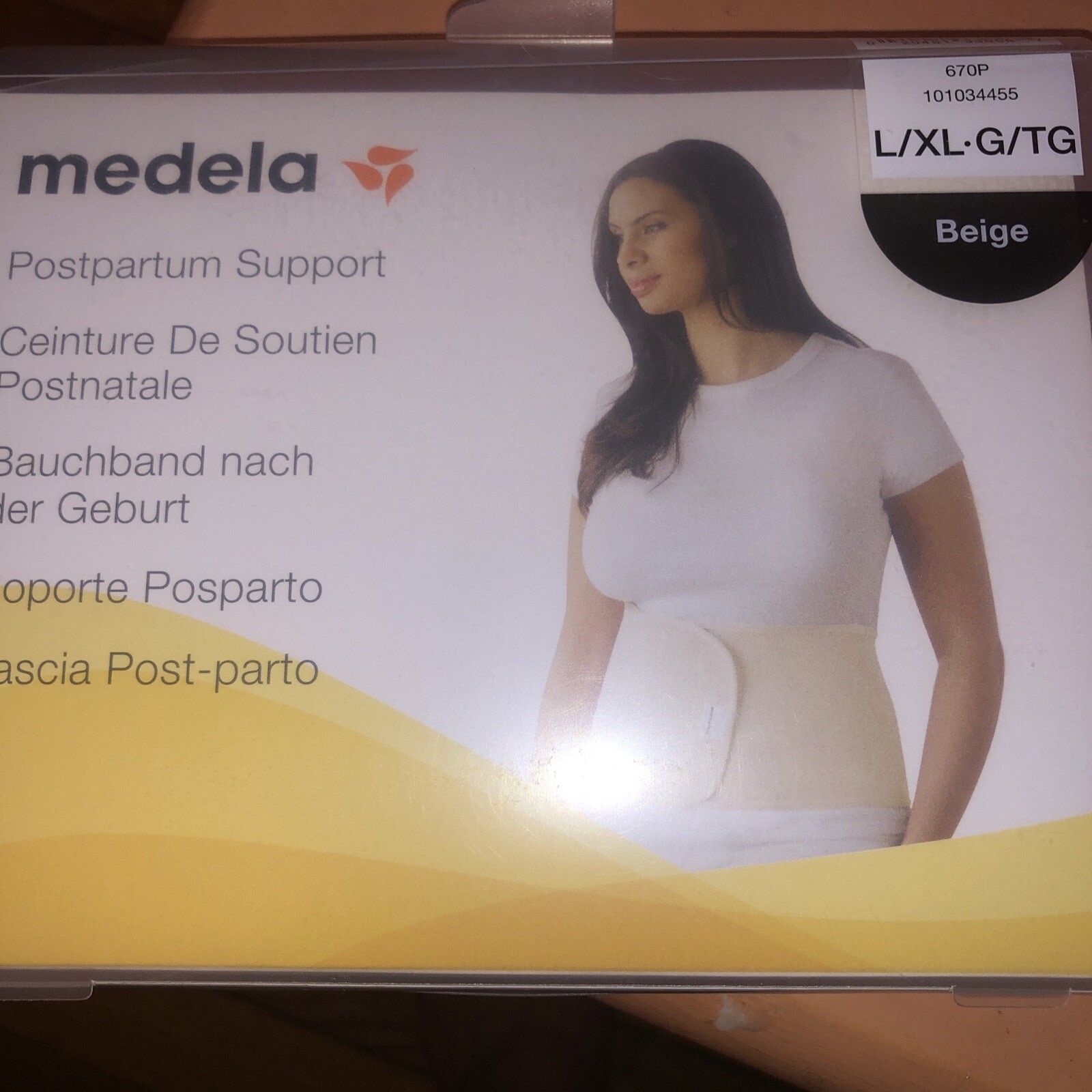 Medela Postpartum Abdominal Support Band. New. L/XL-G/TG.
