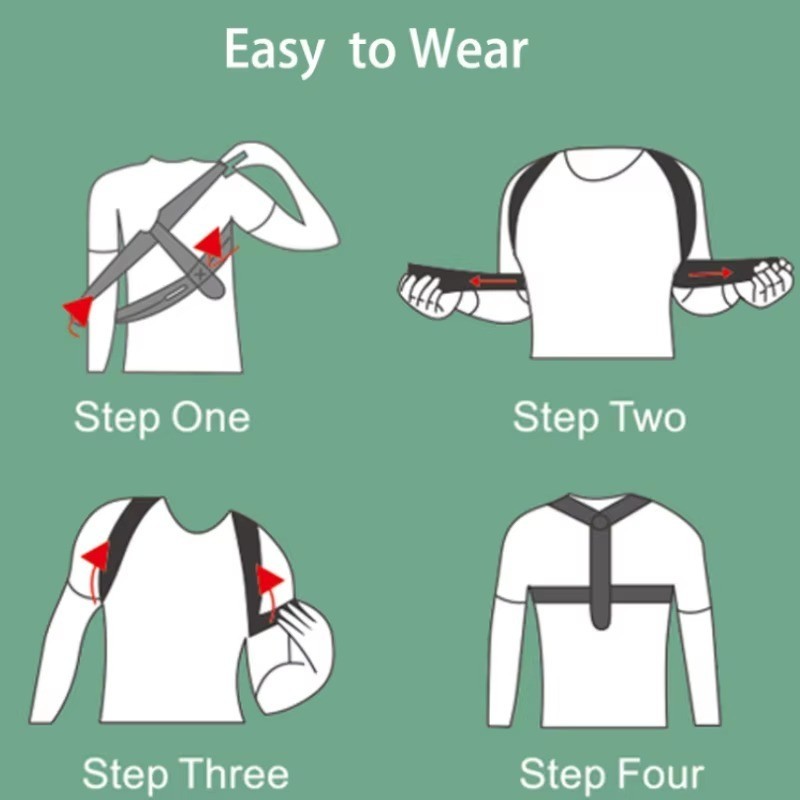 Adjustable Back Shoulder Posture Corrector Belt Clavicle Spine Support Reshape