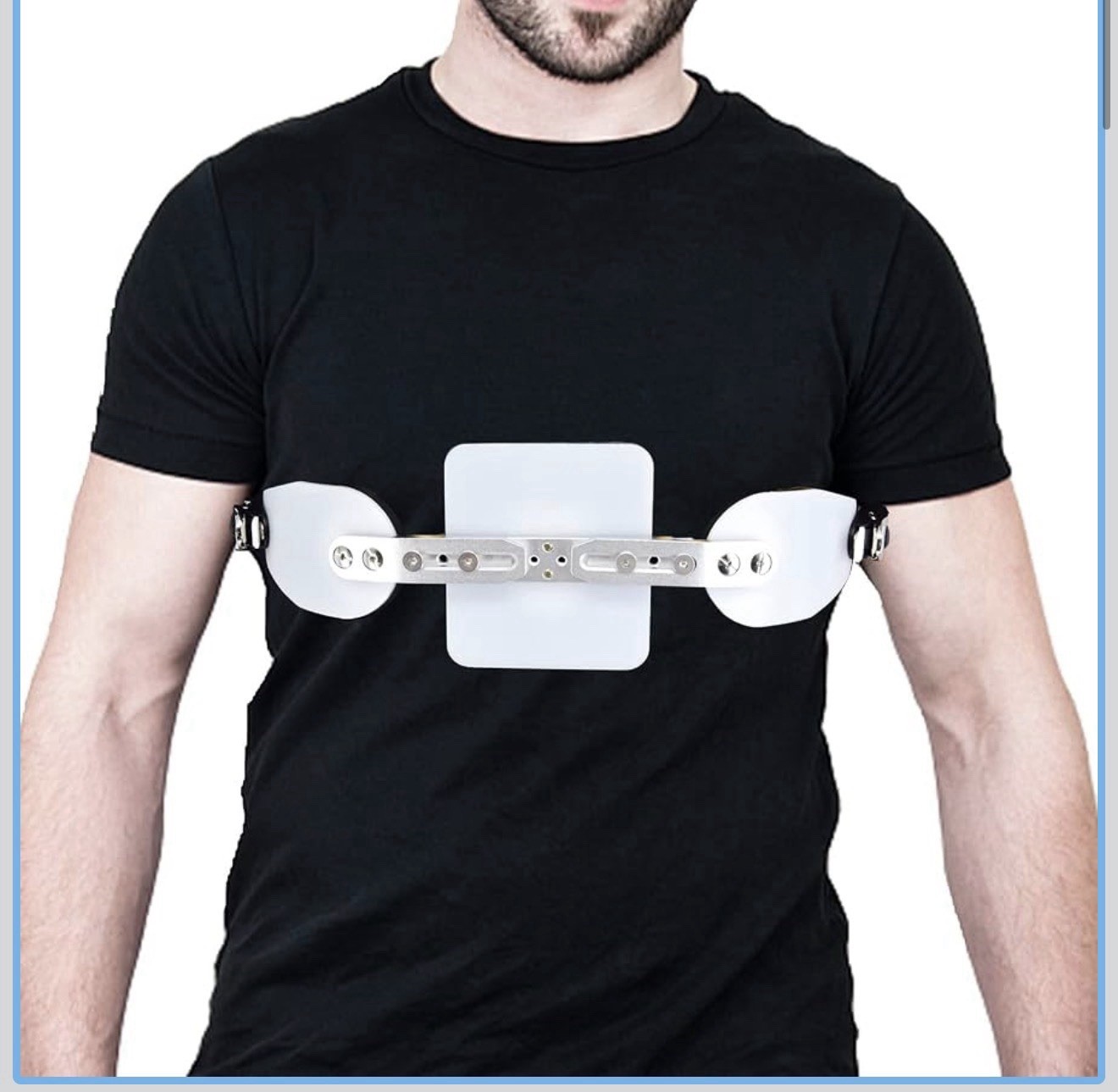 Shuyan Jiao Pectus Carinatum Orthosis Brace Adjustable Adult Chest Support