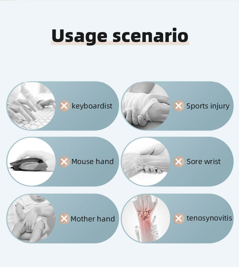 Copper Wrist Hand Brace Support Splint Carpal Tunnel Sprain Arthritis Sports