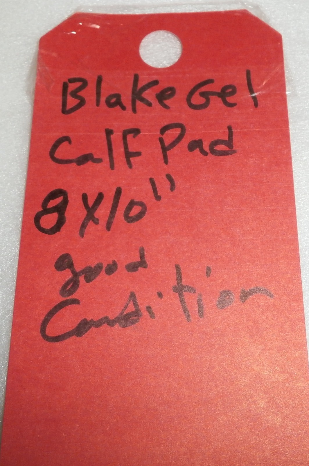 BLAKE GEL CALF PAD 8X10 INCH GOOD CONDITION